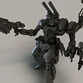 Trendy Play Robot Armored Mech Armored Core Game Character Game Character Movie Character Toy Decoration Toy 3d model