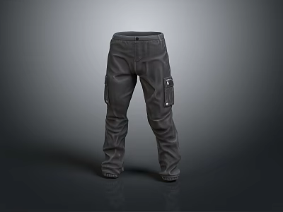 Jeans Straight Leg Pants Khakis Bloomers Wide Leg Pants Flare Pants Pencil Pants Crane Pants 3d model