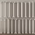 European Column Roman Column Cylindrical Square Column 3d model