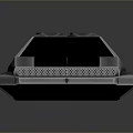 Futuristic Sports Car With Sleek Metallic Silver Body Black Roof And Blue Glowing Accents