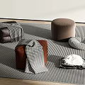 Sofa stool 3d model