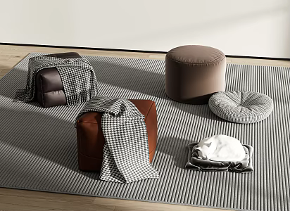Sofa stool 3d model