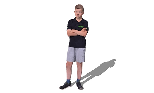 modern man 3d model