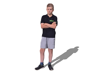 modern man 3d model