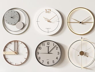 Modern Clock 3d model