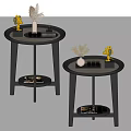 Modern round several sides several 3d model