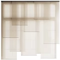 White Sheer Curtains For Window Interior With Light Filtering Translucent Fabric