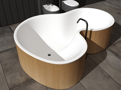 shaped bathtub tub model