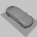 Red Tesla Electric Sedan Featuring Modern Sleek Exterior And Luxury Design