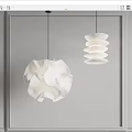 Modern chandelier 3d model