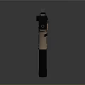Tactical Rifle Beige And Black With Rail System Grip And Barrel Modern Design