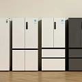 Modern Refrigerators And Freezers In White And Black With Multiple Door Designs