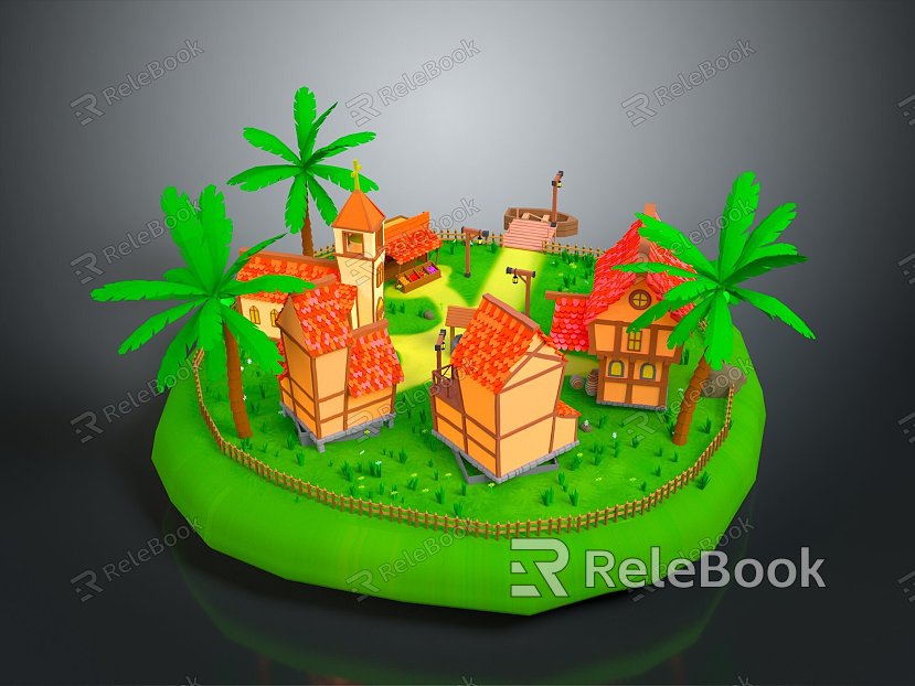 Game Environment Game Scene Fairy Tale Scene Fairy Tale Magic Scene Magic Item Fantasy Scene model