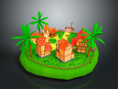 Game Environment Game Scene Fairy Tale Scene Fairy Tale Magic Scene Magic Item Fantasy Scene model