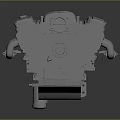Modern Engine Racing Engine Racing Engine Car Engine 3d model