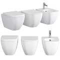 Modern White Toilets Featuring Wall Hung And Floor Mounted Designs