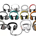 Over Ear Headphones With Various Colors And Styles For Audio Enjoyment