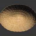 Light Brown Handmade Woven Storage Basket For Home Organization And Decor