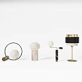 Light Luxury Table Lamp Table Lamp Combination 3d model