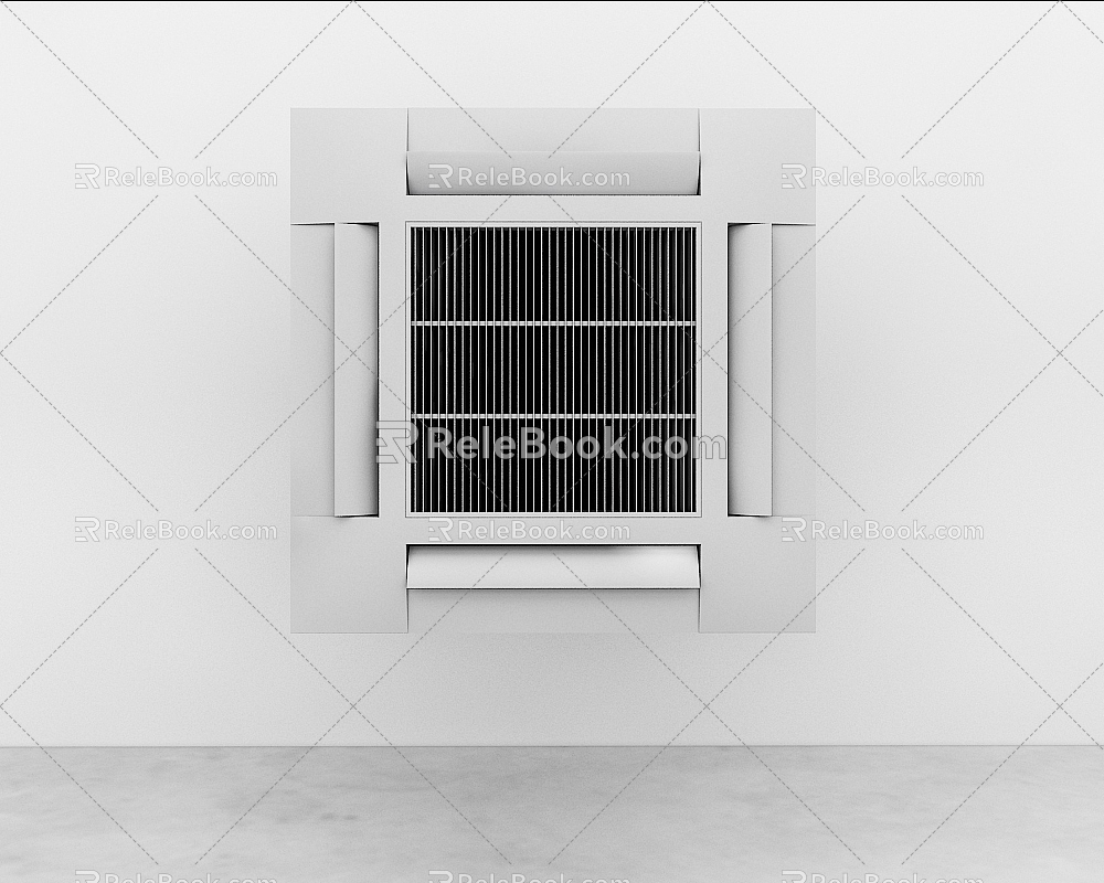 Air conditioning outlet 3d model