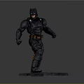 Detailed Batman 3D Model Action Figure With Armor And Standing Home Decor Piece