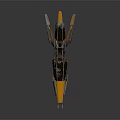 Modern space fighter sci-fighter sci-fighter 3d model