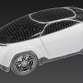 Futuristic Concept Car Exterior Design Featuring Streamlined Silver Body Black Roof And Large Wheels