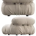 Comfortable Plush Bean Bag Chair In Soft Fabric With Stitched Details And Multiple Colors