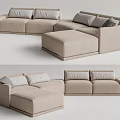 Modern Multiplayer Sofa 3d model