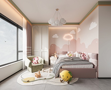 Children's room 3d model