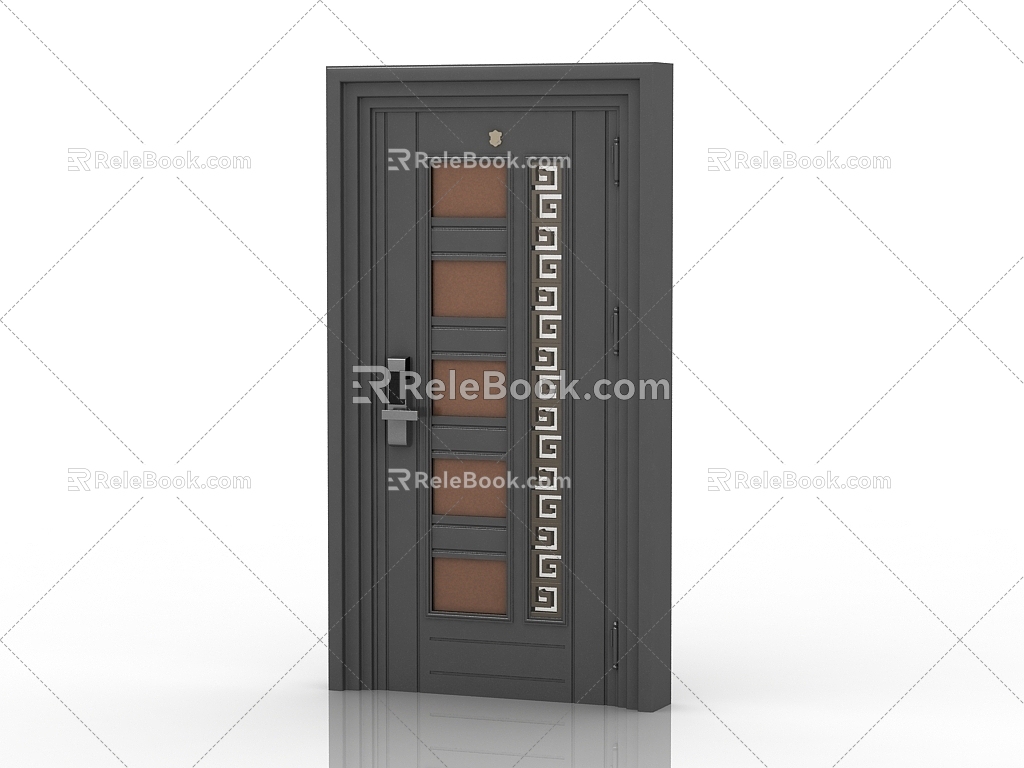 Modern anti-theft gate 3d model