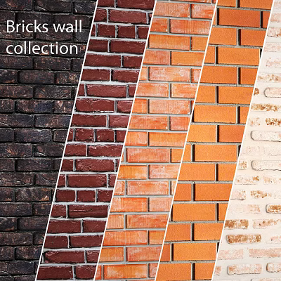 Industrial LOFT brick wall 3d model