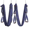 Purple Aerial Yoga Hammock Sports Equipment for Fitness Training and Workout