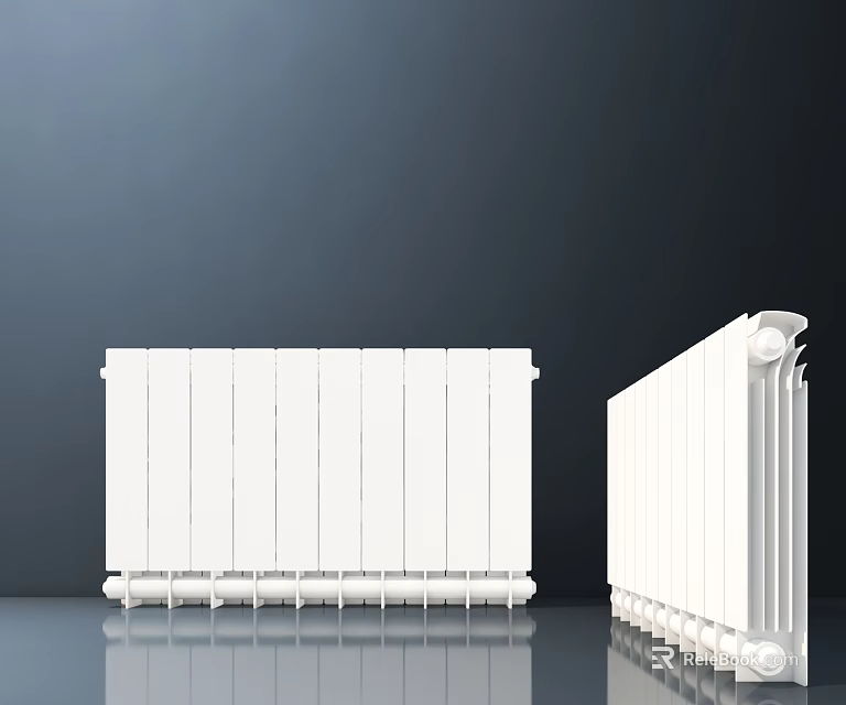 Modern White Kitchen Cabinets With Sleek Design And Functional Storage 3d model 