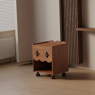 Modern bedside table 3d model