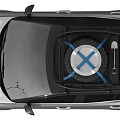 Volvo SUV Showcasing Roof Rack And Luggage With Modern Style