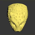 Golden Panther Head Shaped Fashion Ring As Stylish Jewelry Accessory Piece