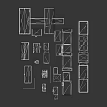 Industrial Factory Buildings With Various Industrial Architecture Types And Different Roof Structures