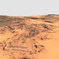 Modern Mars Terrain Rock Sandy Mountain Desert 3d model