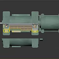 Heavy Duty Industrial Equipment Featuring Steel Rollers and Robust Metal Frame for Manufacturing Processes