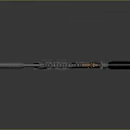 Modern Tactical Rifle With Silencer Scope Blue Black Finish And Textured Grip