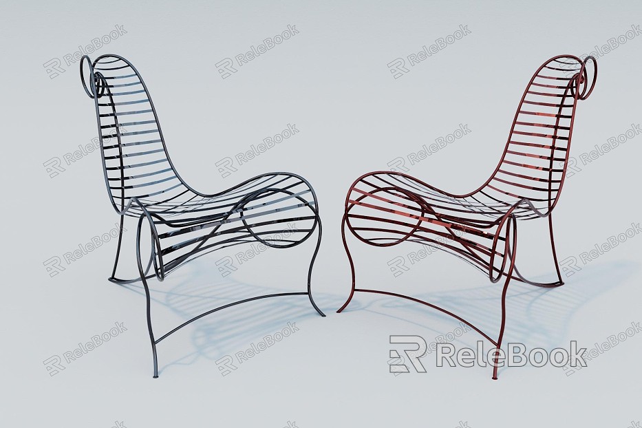 Modern single chair model