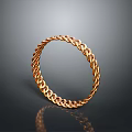 Elegant Gold Chain Bracelet With Shiny Link Design For Daily Accessory Use