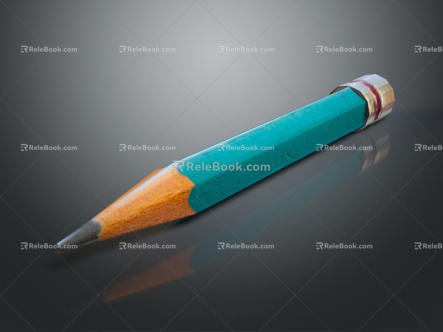 Modern Pencil 3d model