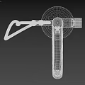 Modern Black Shower Faucet With Handheld Sprayer And Flexible Hose