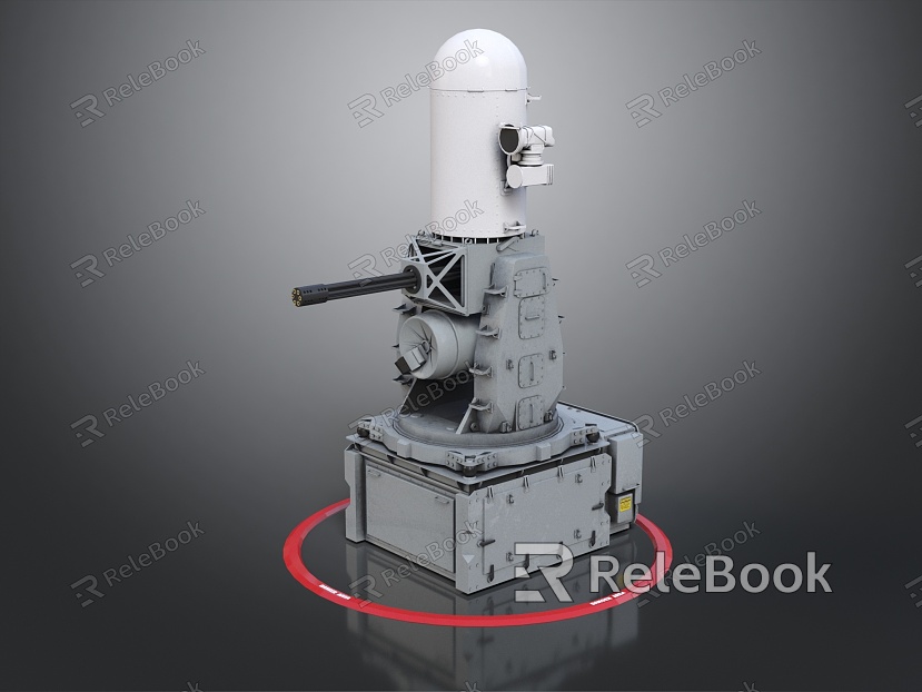 Modern Tower Defense Sentry Tower Air Defense model