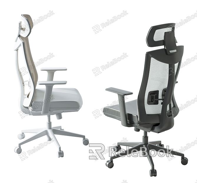 Modern office chair model