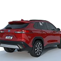 Red Toyota SUV With Modern Front Face Design And Alloy Wheels Exterior