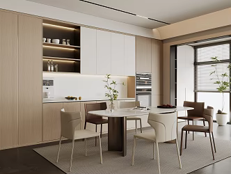 Modern Restaurant 3d model