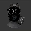 Fire Safety Equipment Gas Mask With Modern Design And Protective Filter Canister